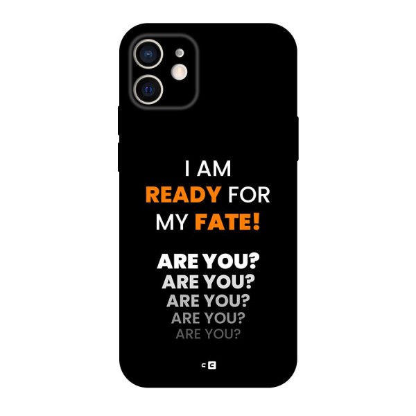 You Ready Back Case for iPhone 12 Pro